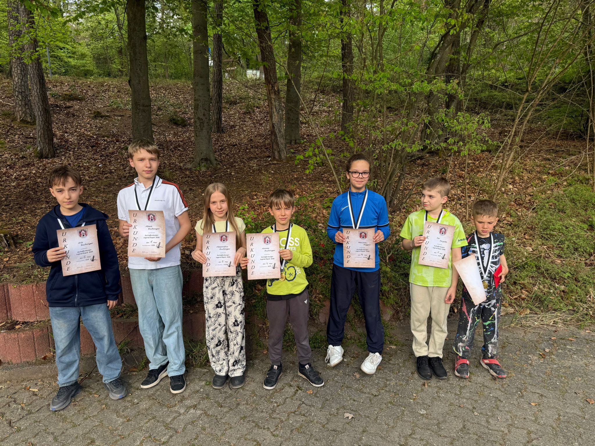 Zwei Turniersiege  beim Jugend-Rapid Aschaffenburg